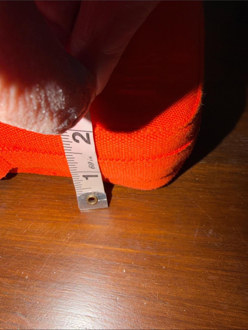 BEIS Bright Orange Crossbody Canvas Bag - Picture 11 of 15
